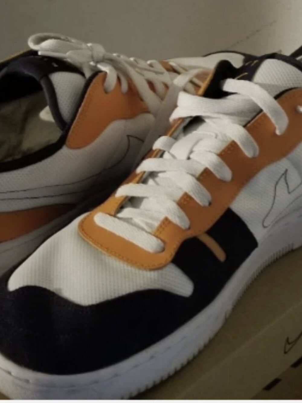 Size 12 - Nike Squash Type White Alpha Orange